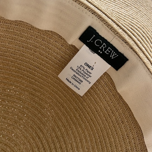 J.Crew Factory “on beach time” straw hat - Picture 2 of 2